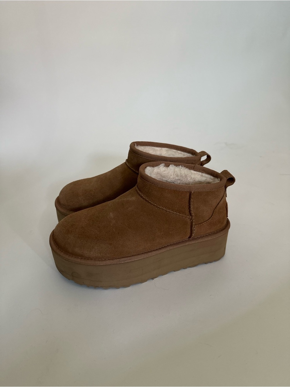 UGG platform ultra mini boots